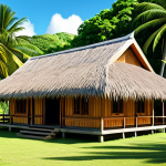 피지의 주택 가격 동향 - Traditional Fijian Bure**

"A traditionally built Fijian bure, fully clothed, in a lush tropical set...