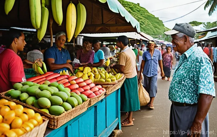 피지에서 한 달 살기 가이드 - **Prompt:** "A serene young woman, dressed in a comfortable yet stylish light linen top and shorts, ...